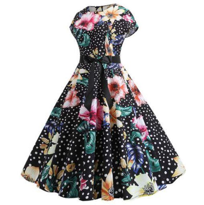 Vestido Pin-Up Años 50