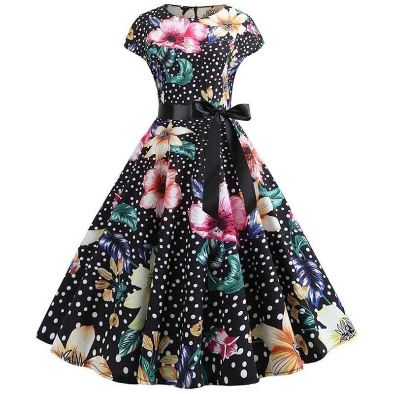 Vestido Pin-Up Años 50