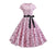 Vestido Rosa Primavera Con Vuelo Vintage