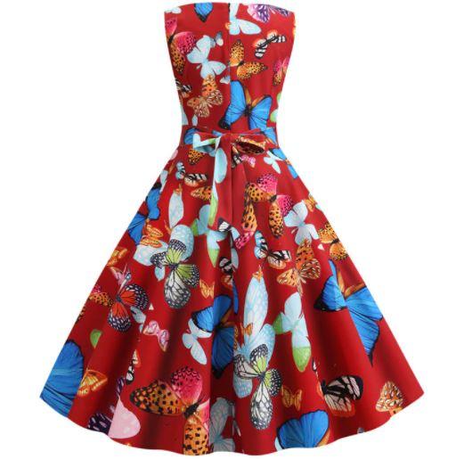 Vestido Moderno De Los Años 50