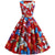 Vestido Moderno De Los Años 50