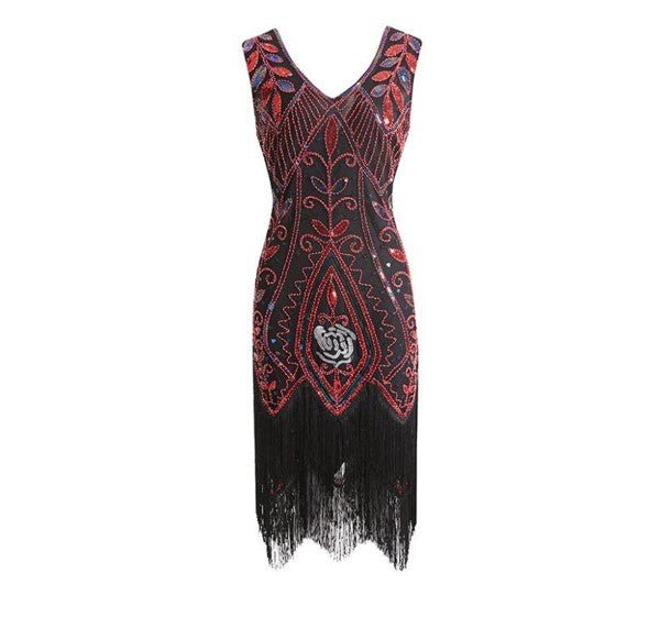 Vestido Elegante De Los Años 20 Para Mujer