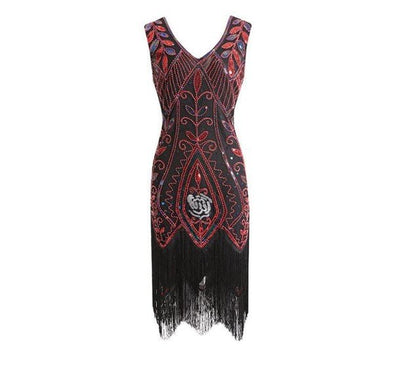 Vestido Elegante De Los Años 20 Para Mujer