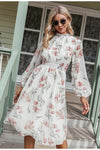 Vestido Flor Rosa Vintage