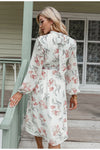 Vestido Flor Rosa Vintage