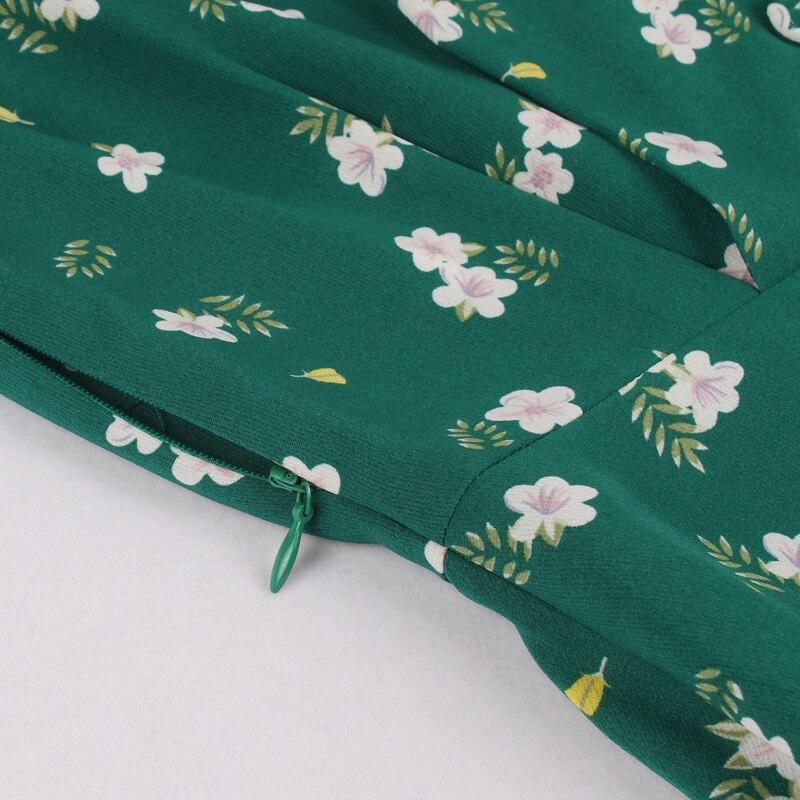 Vestido Tubo Años 50 Verde