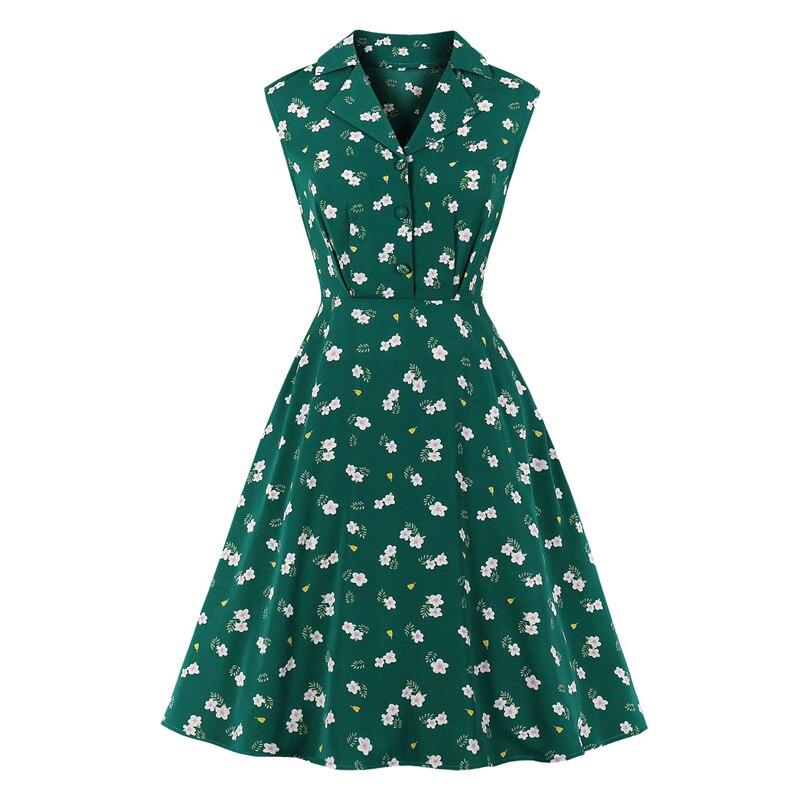 Vestido Tubo Años 50 Verde