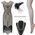 Vestido Gatsby 20s Beige