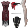 Vestido Gatsby 20s Rojo