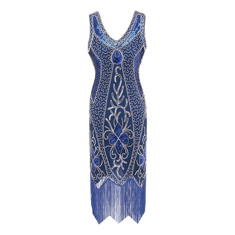 Vestido Gatsby - Azul Charleston