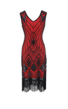 Vestido Gatsby Chic Rojo