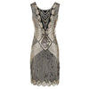 Vestido Gatsby Corto Marfil