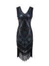Vestido Gatsby Corto Negro