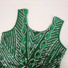 Vestido Gatsby Corto Verde