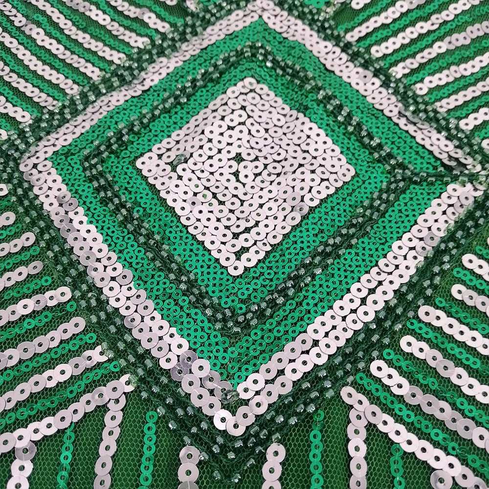 Vestido Gatsby Corto Verde