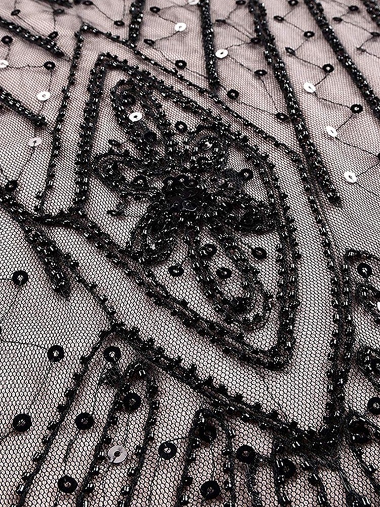 Vestido Largo Gatsby Rosa De Alta Costura