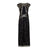 Vestido Gatsby Largo Negro