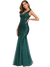 Vestido Gatsby De Boda Verde Esmeralda