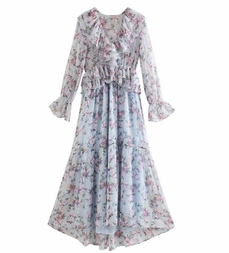 Vestido Liberty 70s Hippie