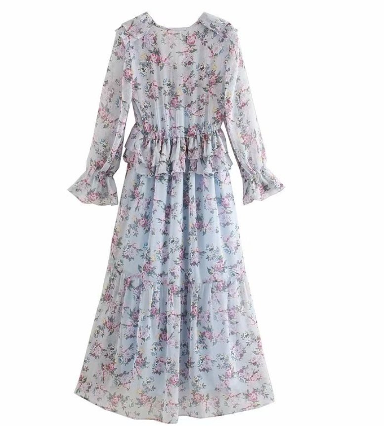 Vestido Liberty 70s Hippie