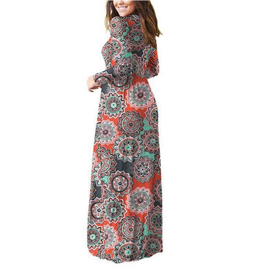 Vestido Hippie Chic De Invierno