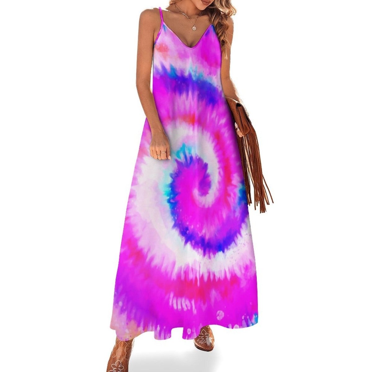 Vestido Hippie Vintage 1970
