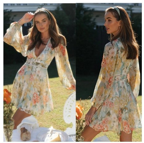 Vestido Inspirado En Los Años 70