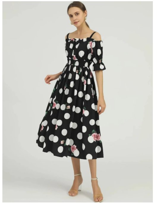 Vestido De Inspiración Vintage