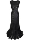 Vestido Largo 20s Negro