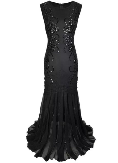 Vestido Largo 20s Negro