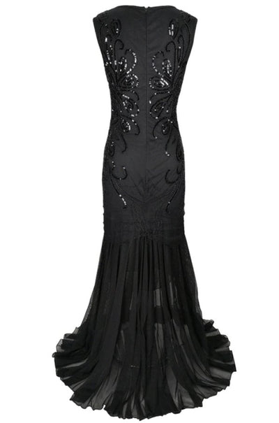 Vestido Largo 20s Negro