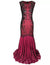 Vestido Largo Años 20 Rojo
