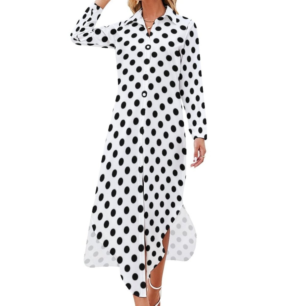 Maxi Vestido Clásico De Los Años 70