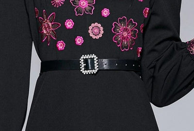 Vestido Largo Floral Vintage