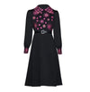 Vestido Largo Floral Vintage