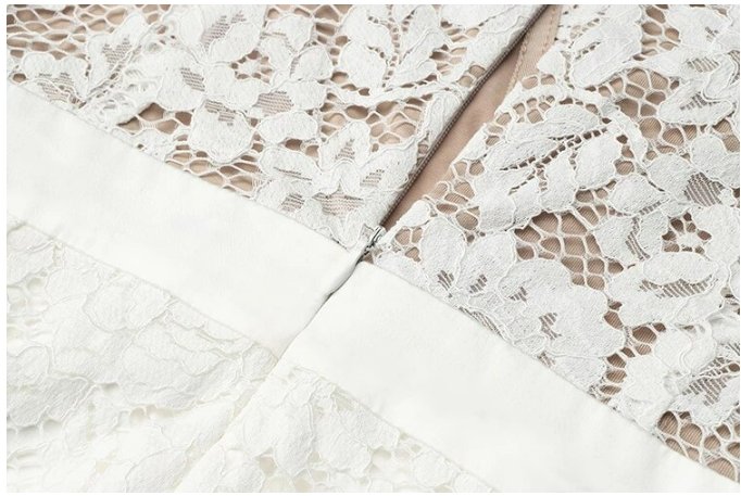 Vestido De Novia Vintage De Encaje Blanco