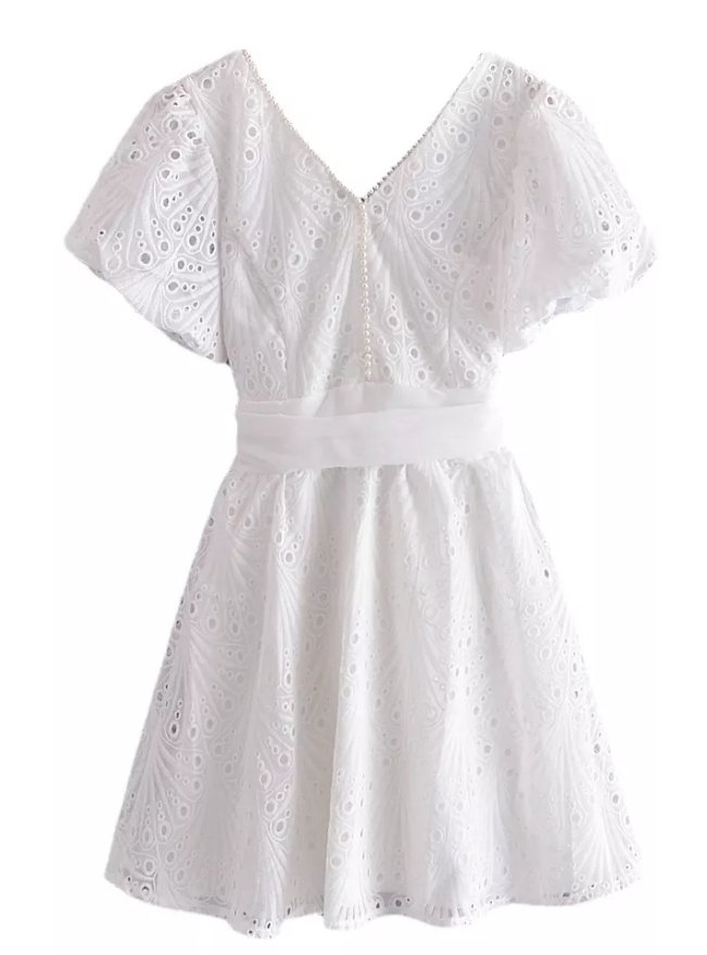 Vestido De Novia Corto De La Vendimia