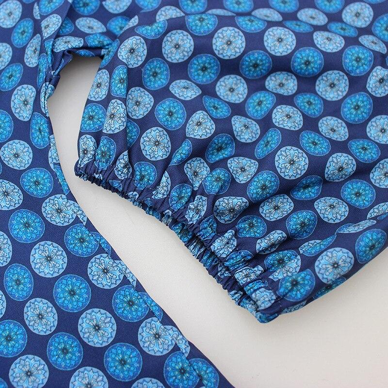 Vestido Maxi Vintage Azul