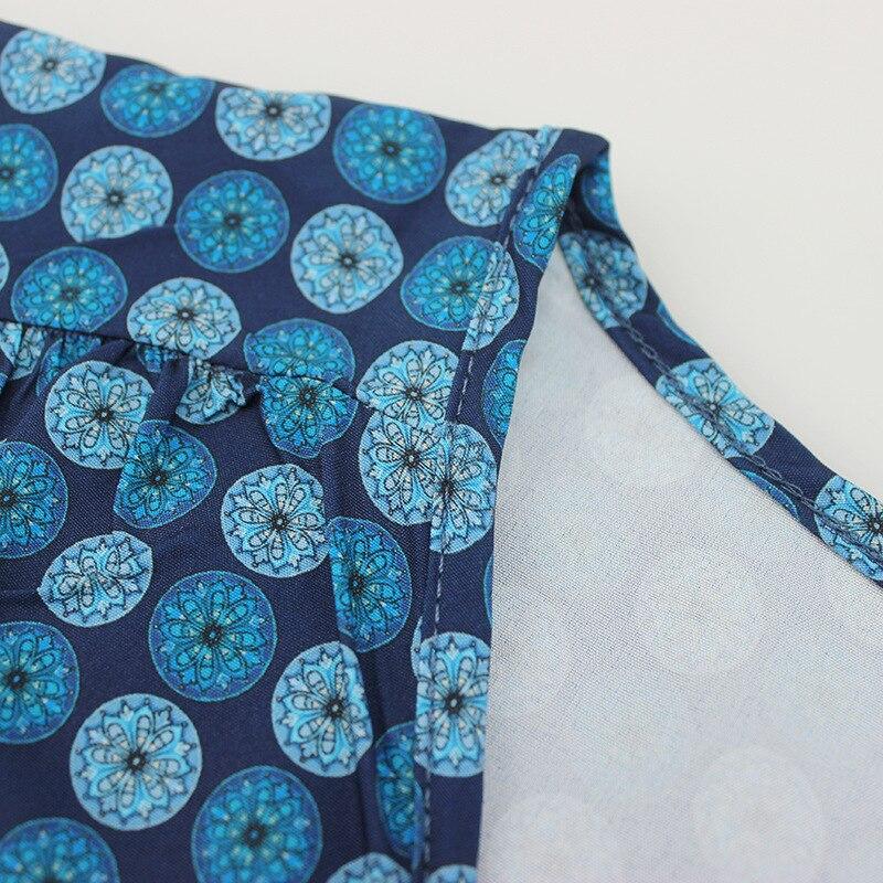 Vestido Maxi Vintage Azul