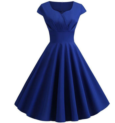 Vestido Bustier 60s Azul