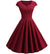 Vestido Bustier Burdeos 60s