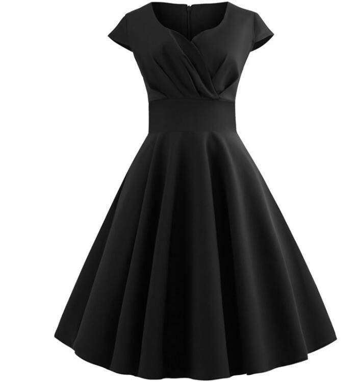 Vestido Negro Años 60