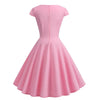 Vestido Sin Tirantes 60s Rosa