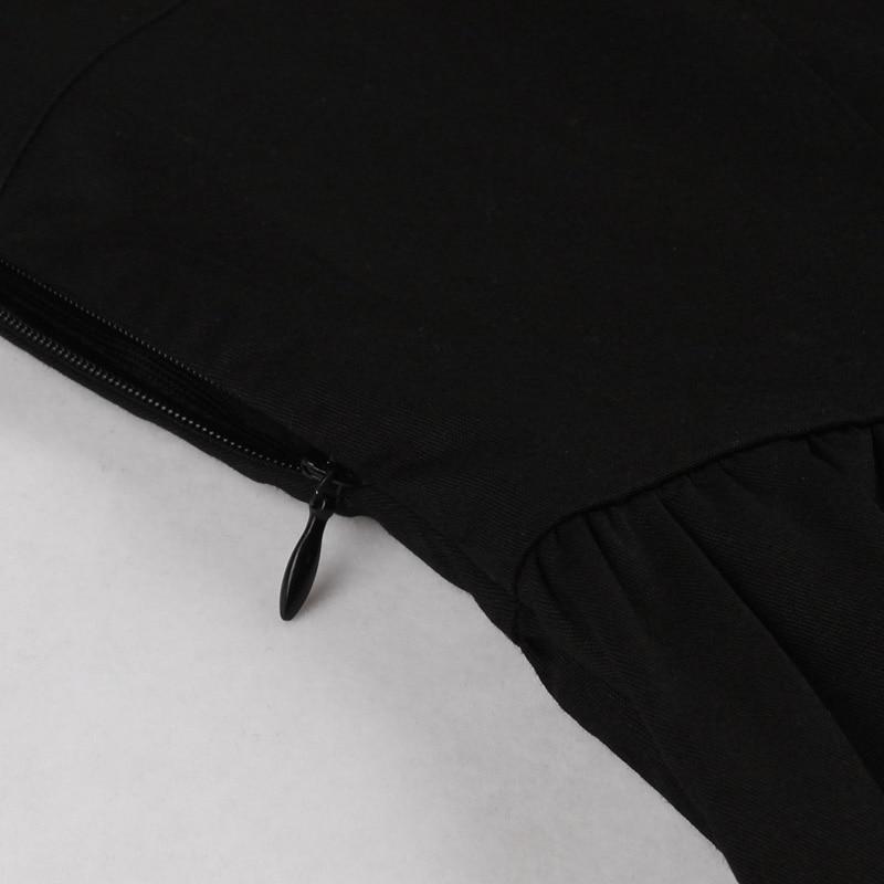 Vestido 50s Mariposas Negro