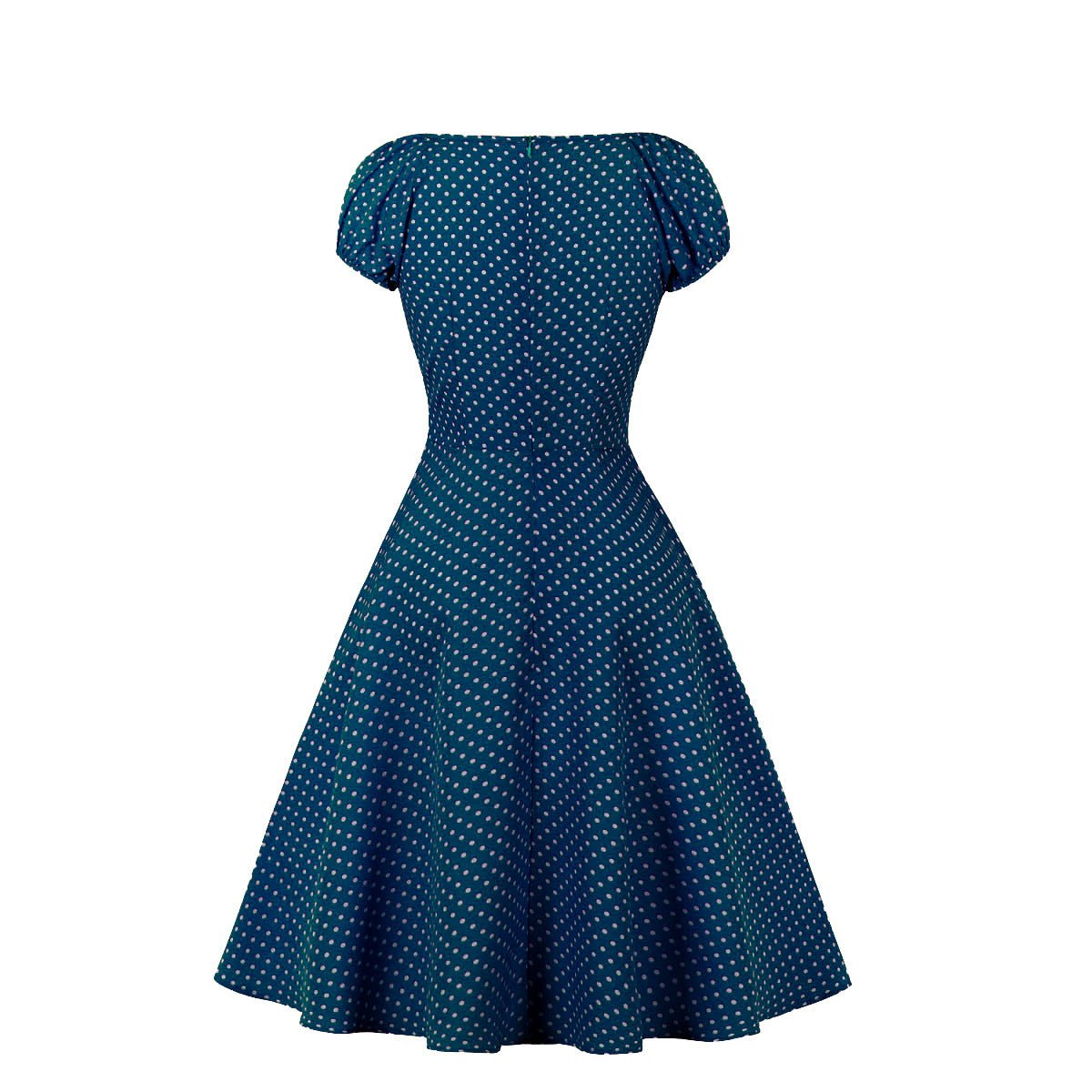Vestido Vintage Abierto Azul