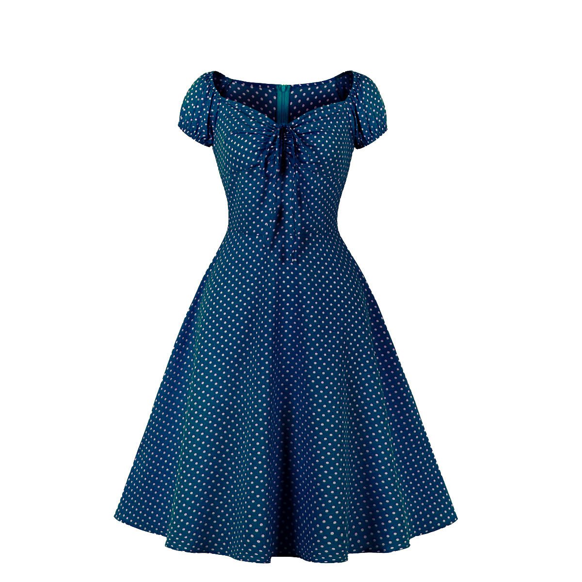 Vestido Vintage Abierto Azul