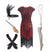 Vestido Lentejuelas 20s Rojo