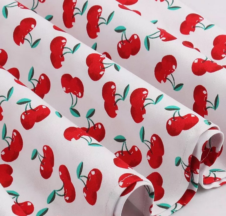 Vestido Skater 50s Blanco