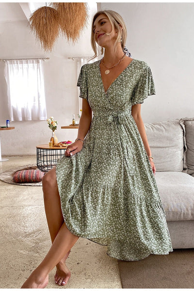 Vestido Cruzado Vintage