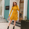 Vestido Suéter Con Estampado Vintage